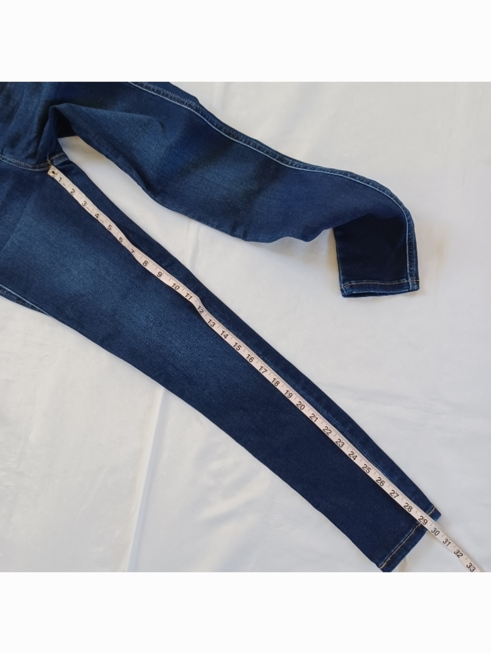 Flying Monkey Women's Jeans Highrise Skinny Dark Wash Stretch Size 25 25x29.5 - Picture 11 of 11